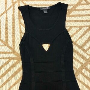 FOREVER 21 black body-con dress